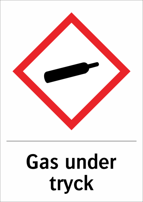 Skylten finns i aluminium (plan), plast, klisterdekal.