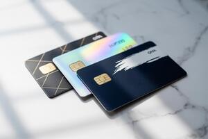 Kreditkortsdekal Personlig dekal för kreditkort.