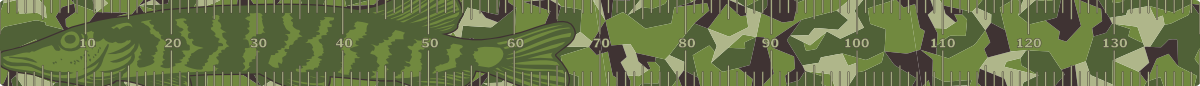 M90 camouflage mätdekal med laminat, storlek 1400x100mm