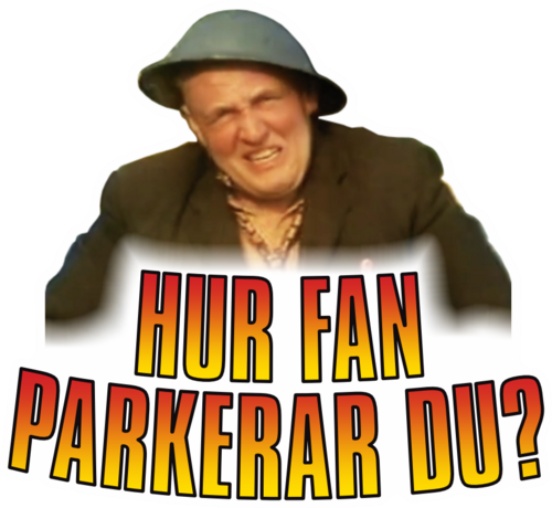 Klassisk dekal med Dynamit Harry från Jönssonligan