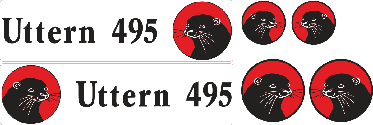 Komplett kitt innehåller:
2st Sidodekor 380x100mm.
2st runda uttern 70mm.
2st runda uttern 100mm.
