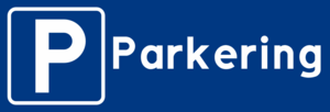 Parkeringsskylt  295mm x 100mm