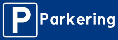Parkeringsskylt  295mm x 100mm