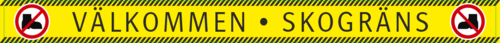 dekal för golv. 1200x100mm
