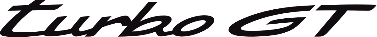 Logo Porsche turbo GT