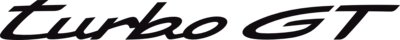 Logo Porsche turbo GT