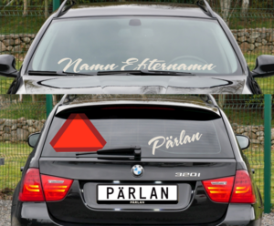 EPA Startkit <p align="left">
Detta startkit innehåller:<br>
• Framrutetext max 1100mm lång<br>
• LGF-dekal 420x360mm i reflex<br>
• Bakrutetext max 520mm lång med olika hjärtan<br>
• Skylthållare med egen te