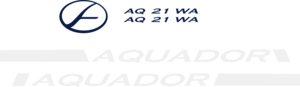 Innehåller: 2st Vit stripe Aquador 5.35m, 2st AQ 21 WA och 1 st Blå aquador logo. Går att byta färgsättning.