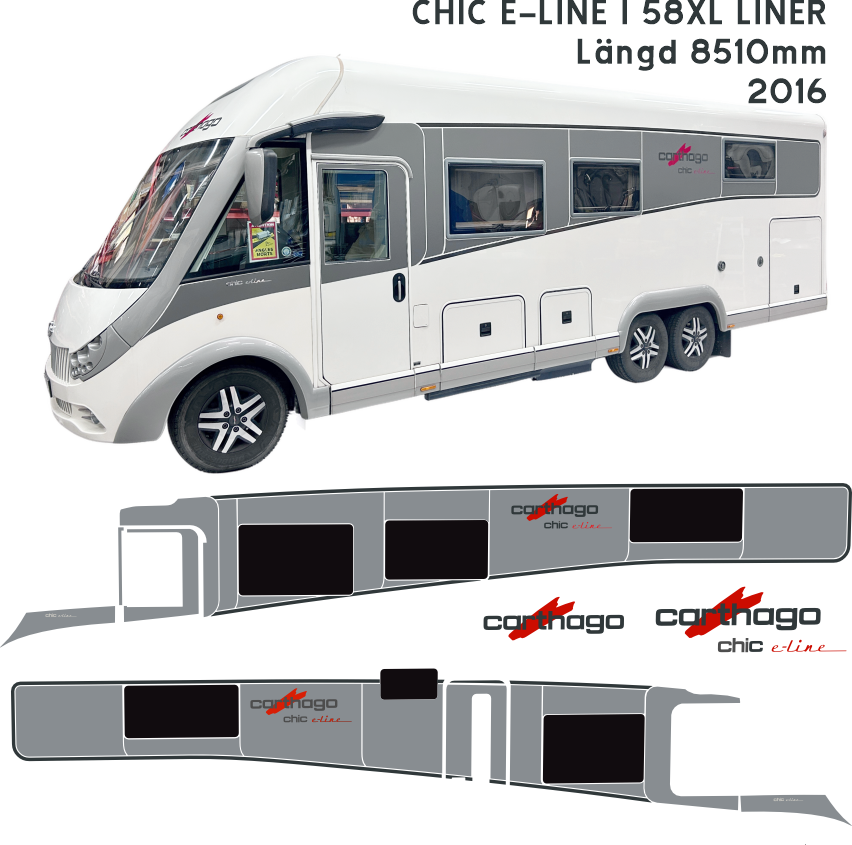 Dekorsats Carthago CHIC E-LINE I 58XL. 2016