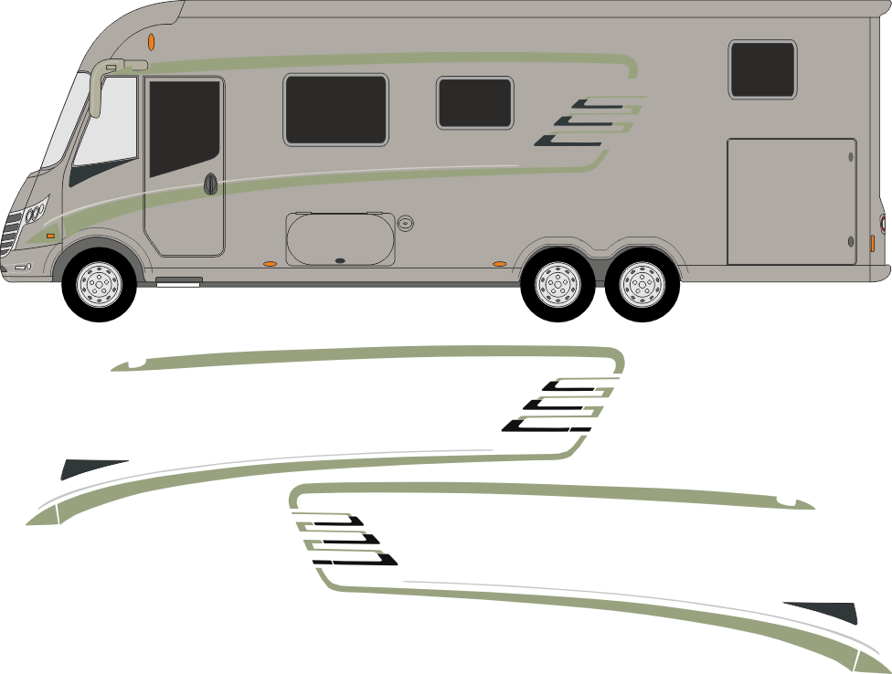 Dekorsats Husbil Hymer B704 Premiumline