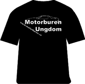 Silvertryck T-shirt med tryck. 180gr kvalitétstshirt.