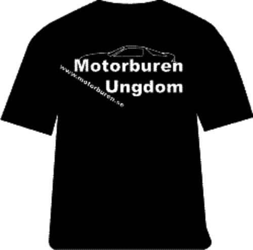 Silvertryck T-shirt med tryck. 180gr kvalitétstshirt.