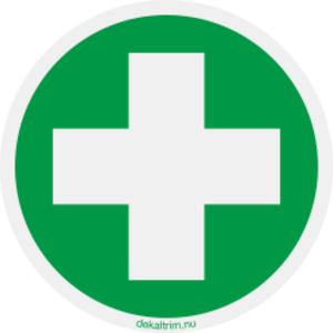 Vit/grön Vit/grön Upplysningsdekal enligt SBF reglemente