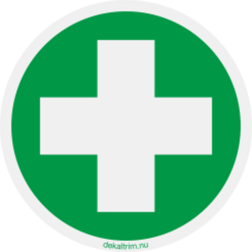 Vit/grön Vit/grön Upplysningsdekal enligt SBF reglemente